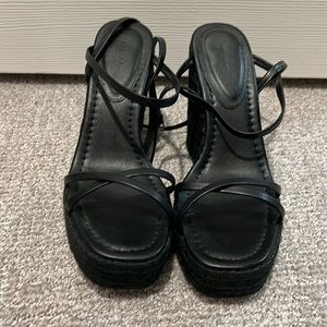 Topshop Wedge Strappy Sandal